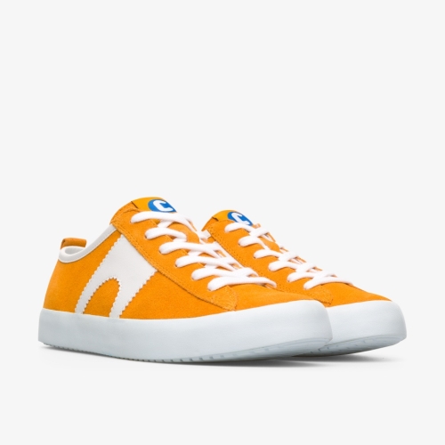 Camper Imar Womens Sneakers US-81984 Orange / White Online Clearance